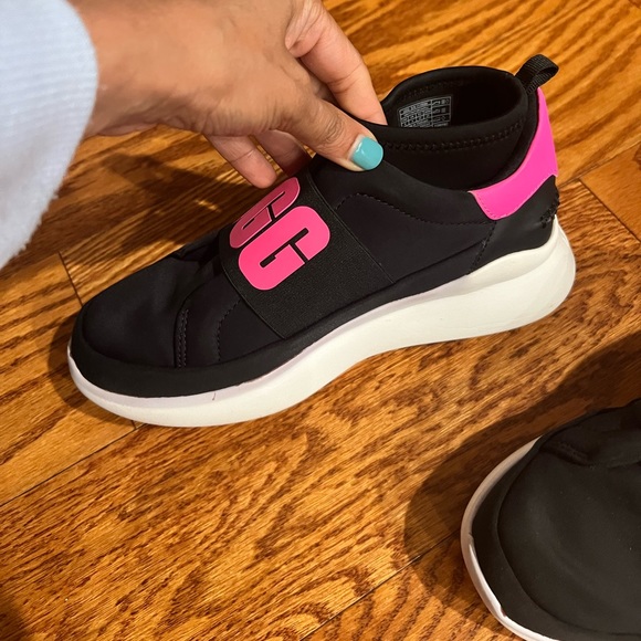 Ugg slip ons. Only wore once! Size 6. So Unique you won’t find anywhere else! - Picture 2 of 4